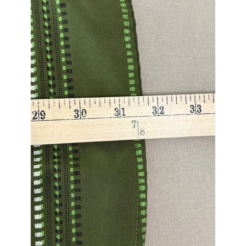 The North Face Shirt Mens Size XL Green Striped Button Up Long Sleeve Casual